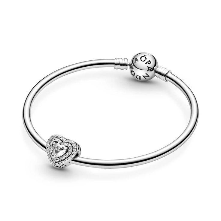 Sparkle Love Charm silver Charms shopella
