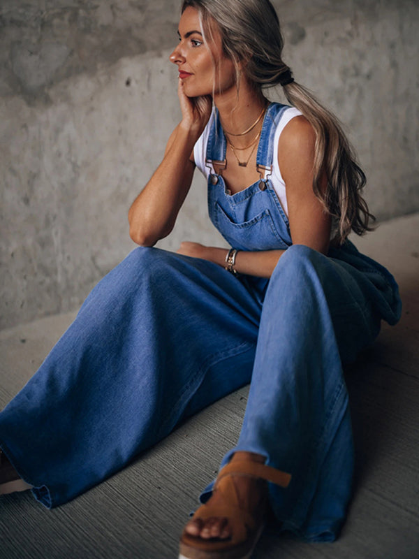 The Prissy Denim Overalls jumpsuits kakaclo