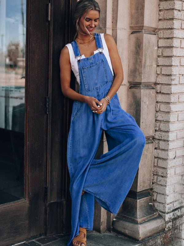 The Prissy Denim Overalls jumpsuits kakaclo