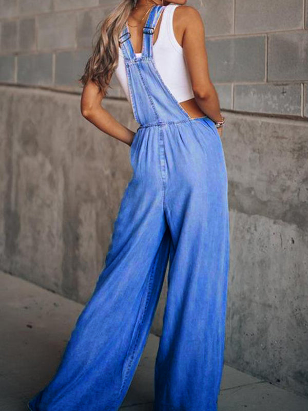 The Prissy Denim Overalls jumpsuits kakaclo